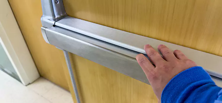 Installing a Push Bar on a Door Burleson